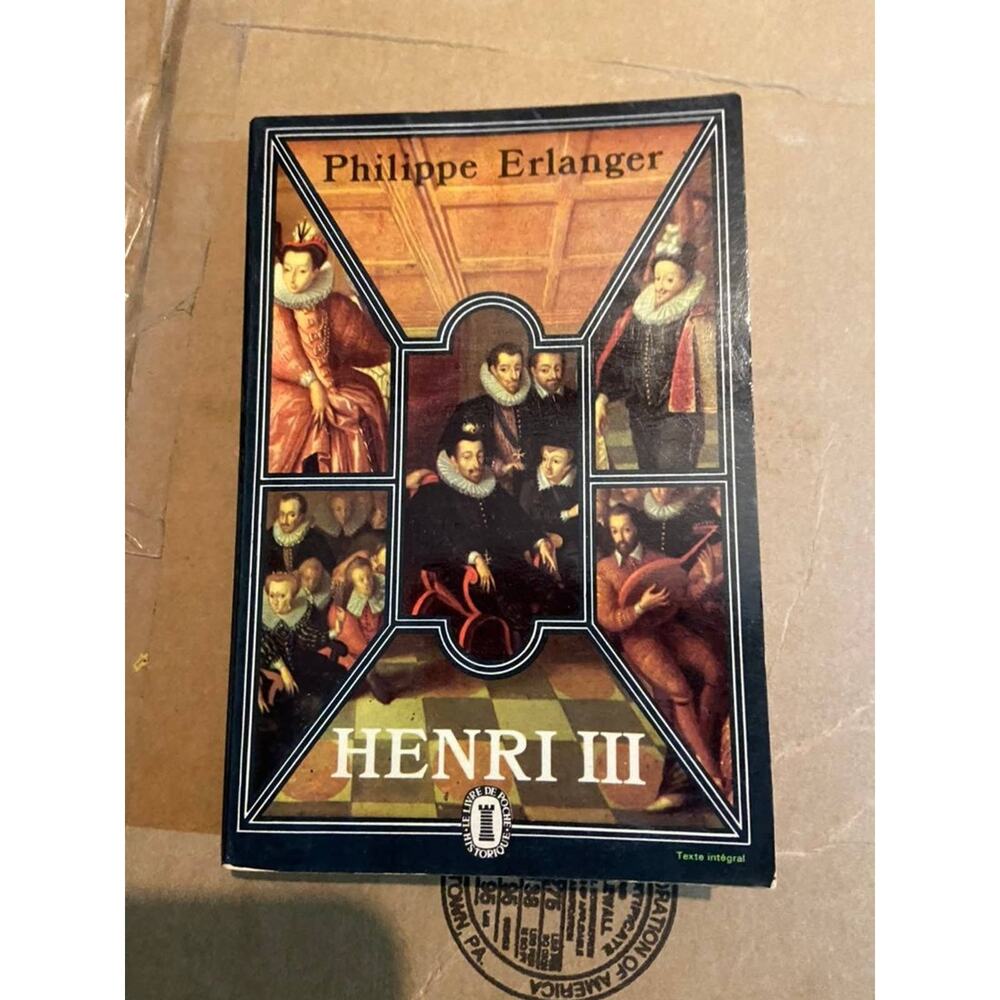 Henri 3 in french book